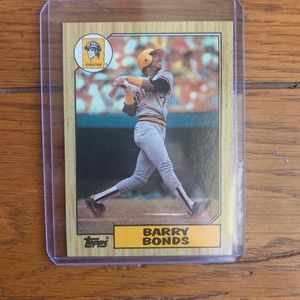 Barry bonds rookie card topps #320